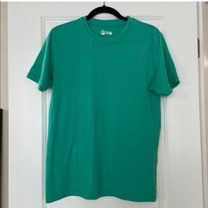 OUTLIER Ultrafine Merino Wool T-Shirt - Pop Green